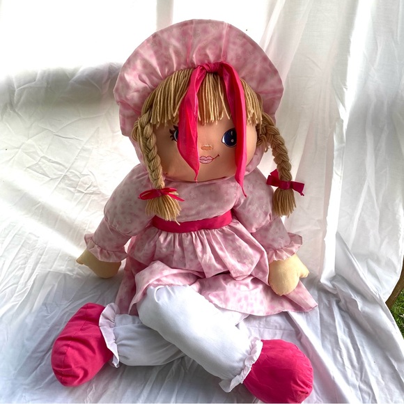 🌺VINTAGE SWEETIE MINE 48 inches LIFE size RAG DOLL PLUSH 48” TALL rare - Picture 1 of 3